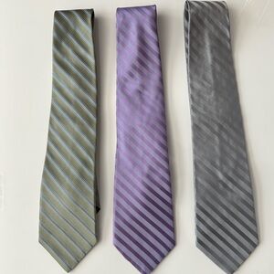 Set of 3 Murano Neckties